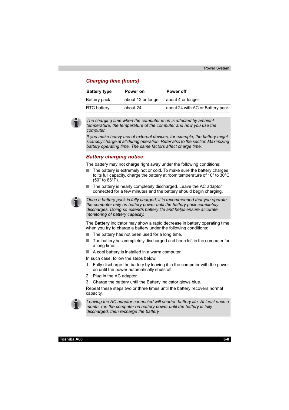 Toshiba Equium A80 User Manual | Page 120 / 176