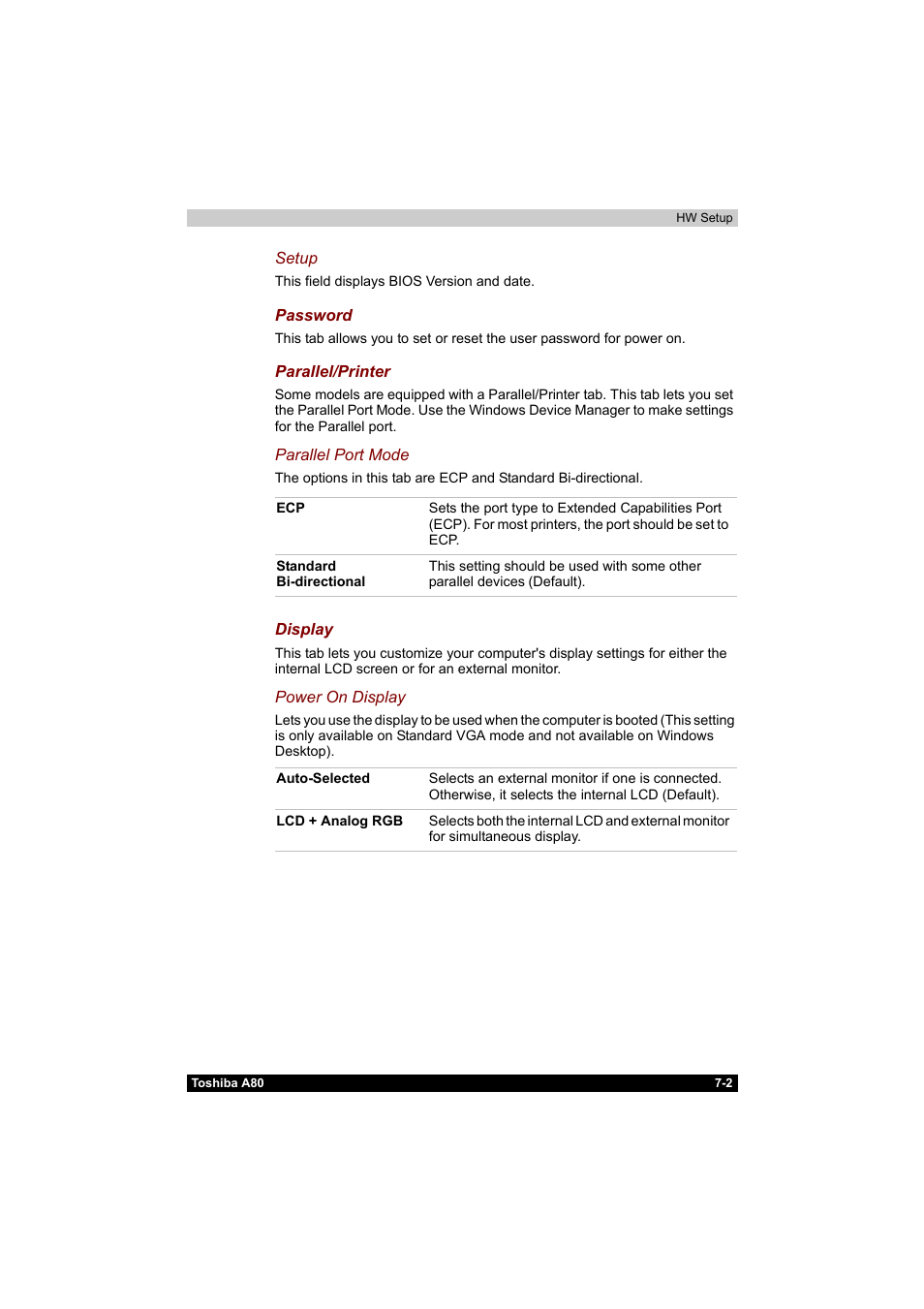 Toshiba Equium A80 User Manual | Page 127 / 176
