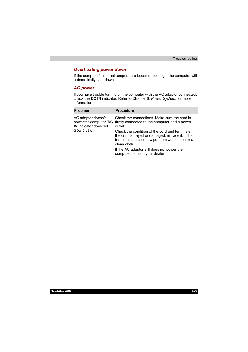 Toshiba Equium A80 User Manual | Page 147 / 176