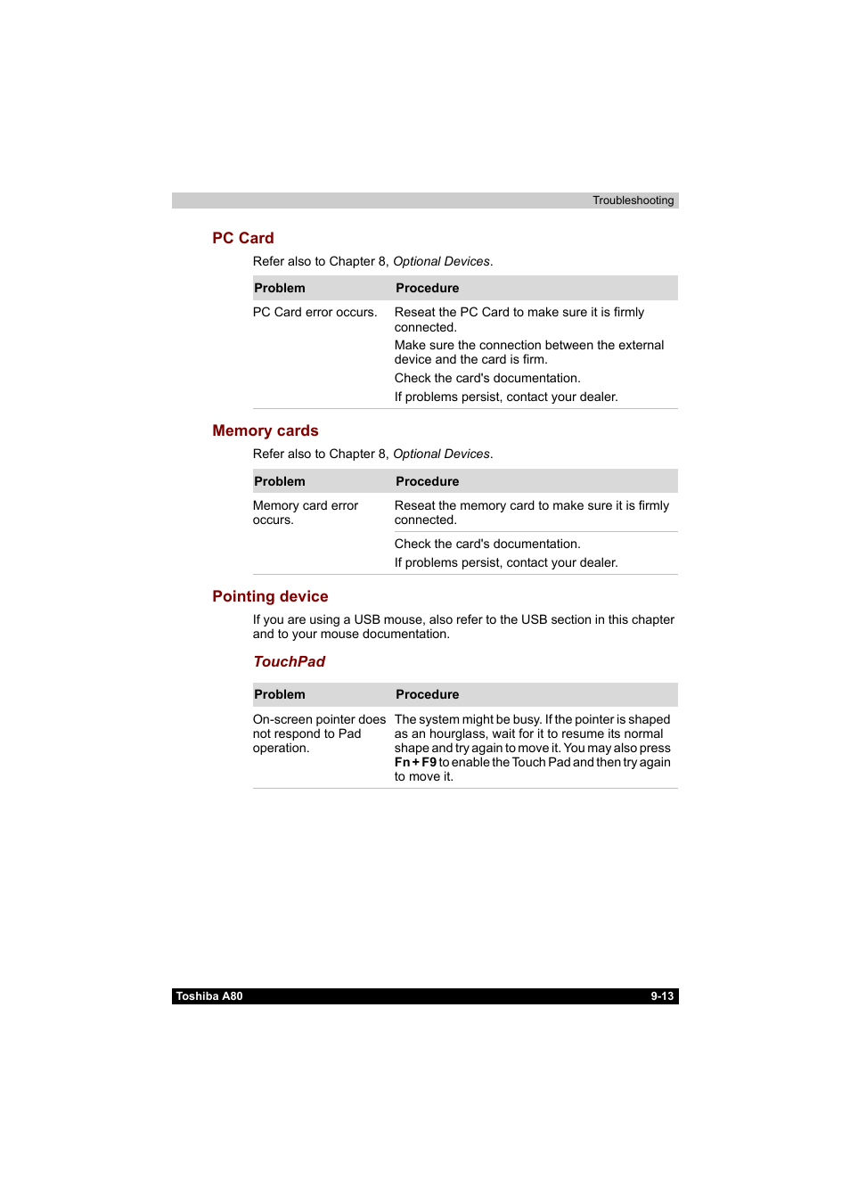Toshiba Equium A80 User Manual | Page 155 / 176