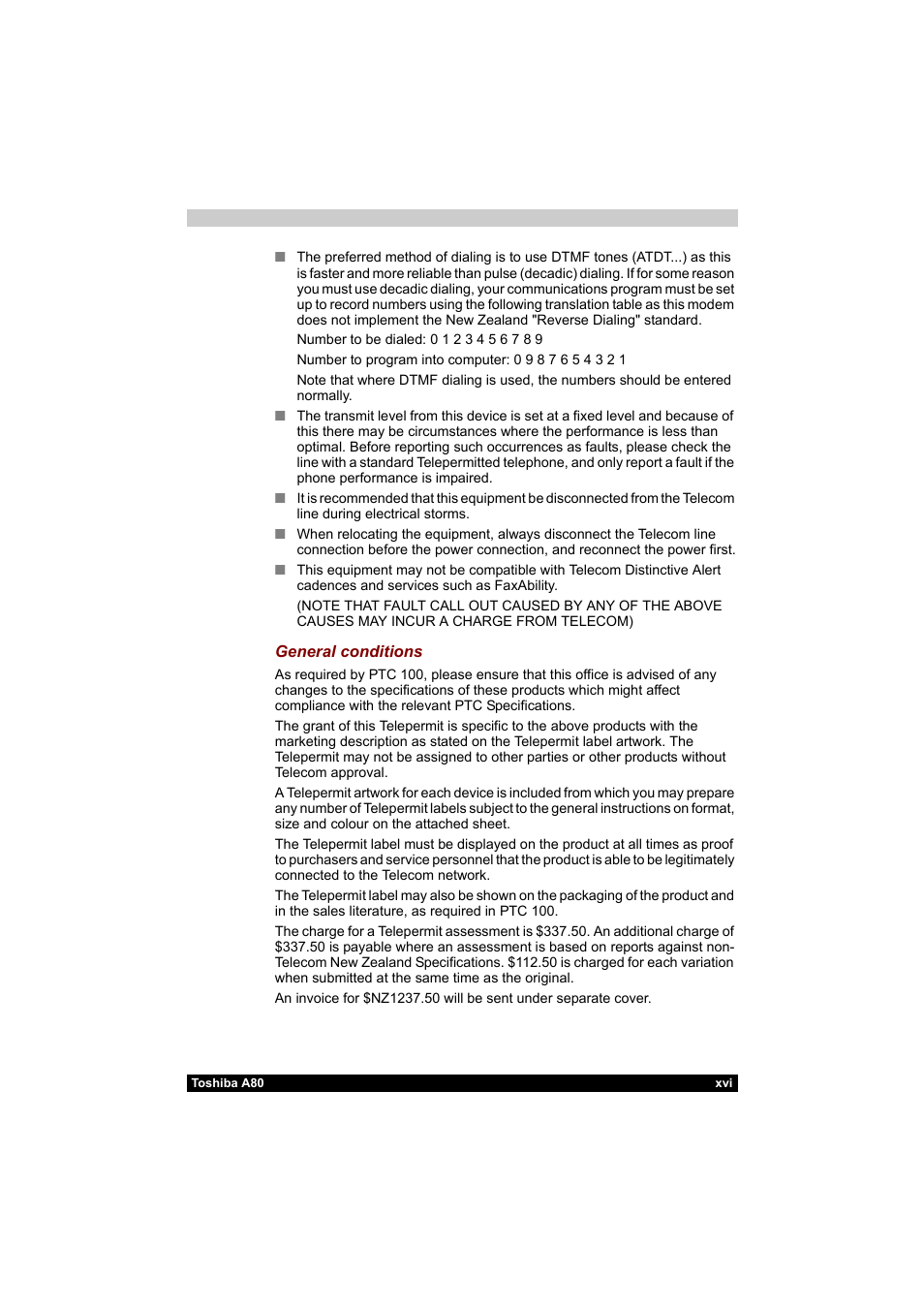 Toshiba Equium A80 User Manual | Page 16 / 176