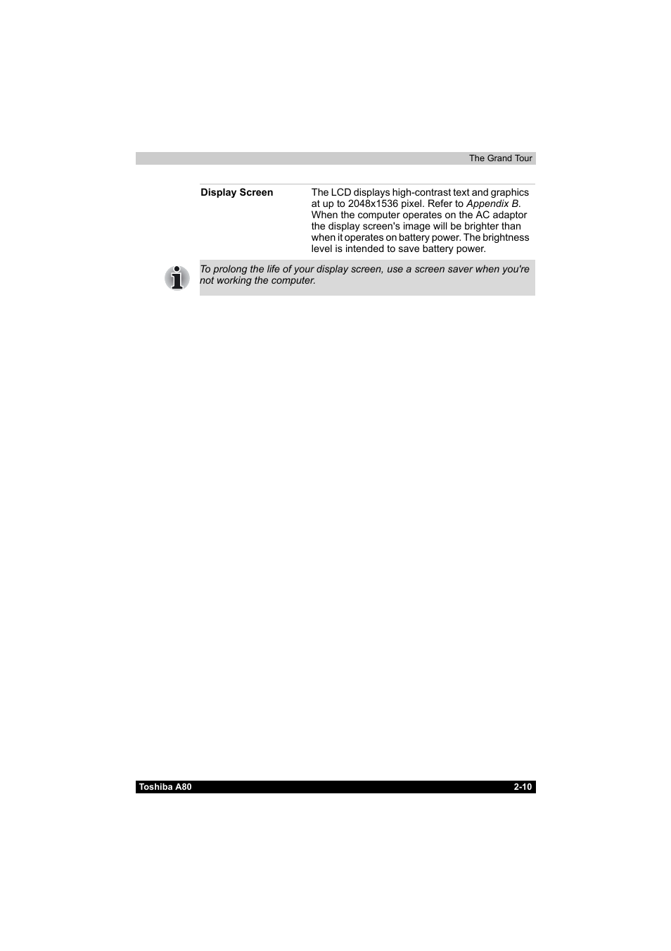 Toshiba Equium A80 User Manual | Page 59 / 176