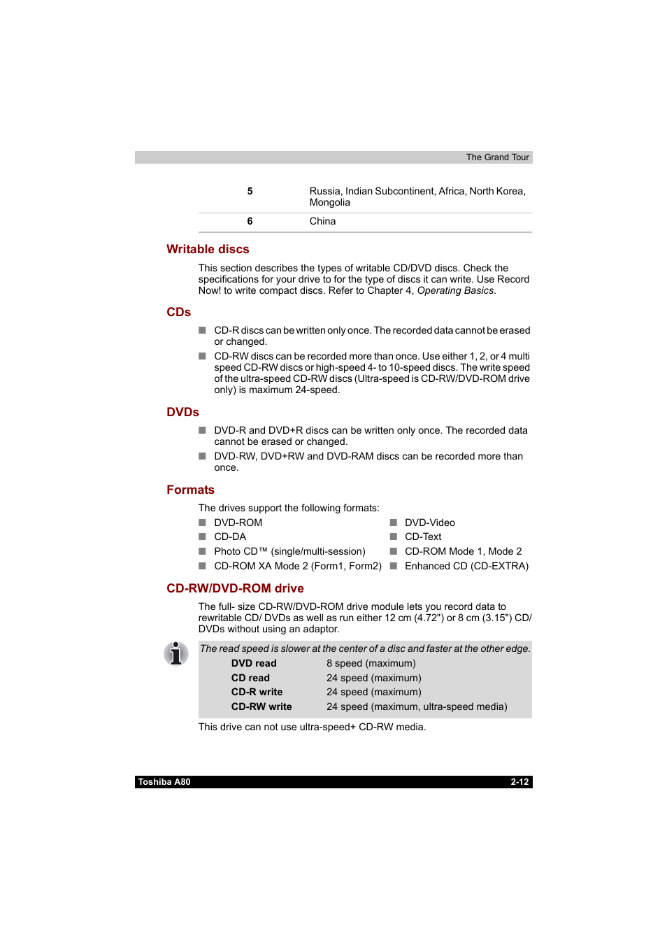 Toshiba Equium A80 User Manual | Page 61 / 176