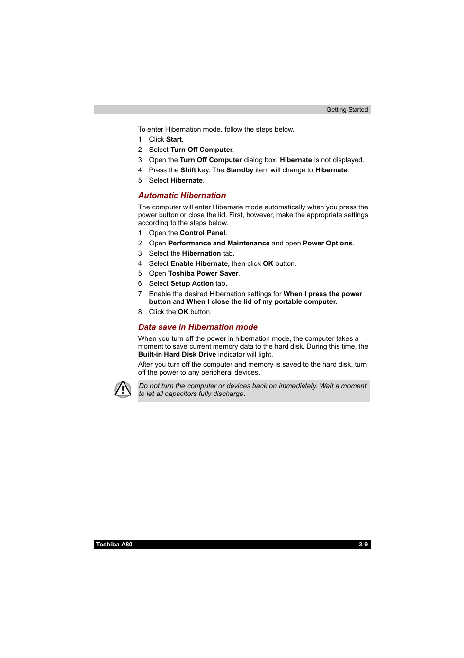 Toshiba Equium A80 User Manual | Page 73 / 176