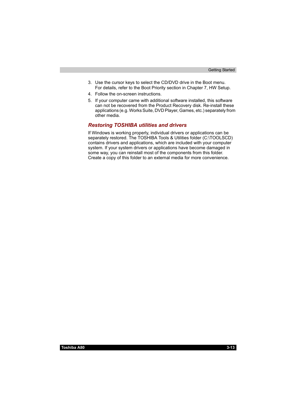 Toshiba Equium A80 User Manual | Page 77 / 176
