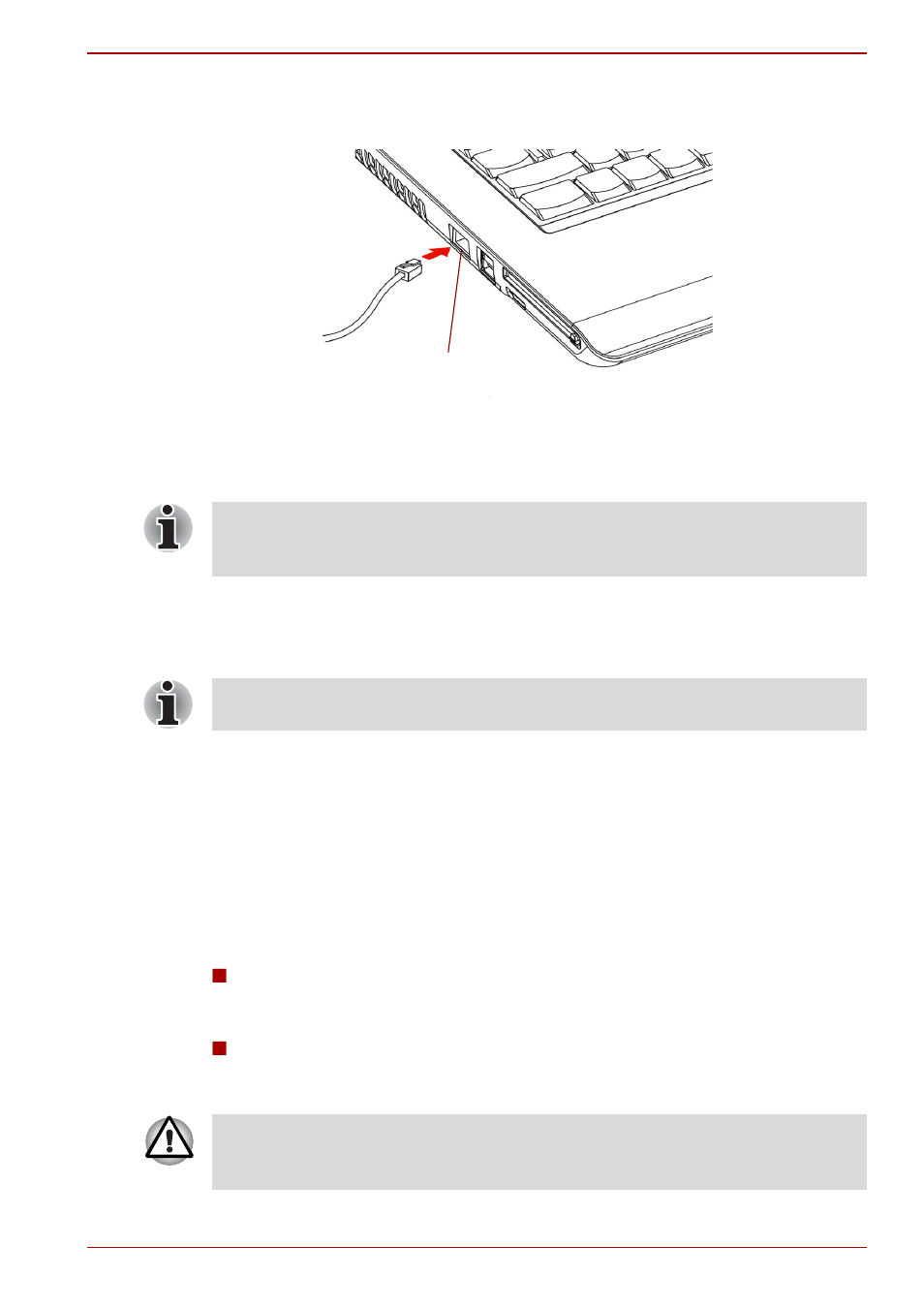 Cleaning the computer, Cleaning the computer -24, Disconnecting lan cable | Toshiba SATELLITE L300 User Manual | Page 84 / 165