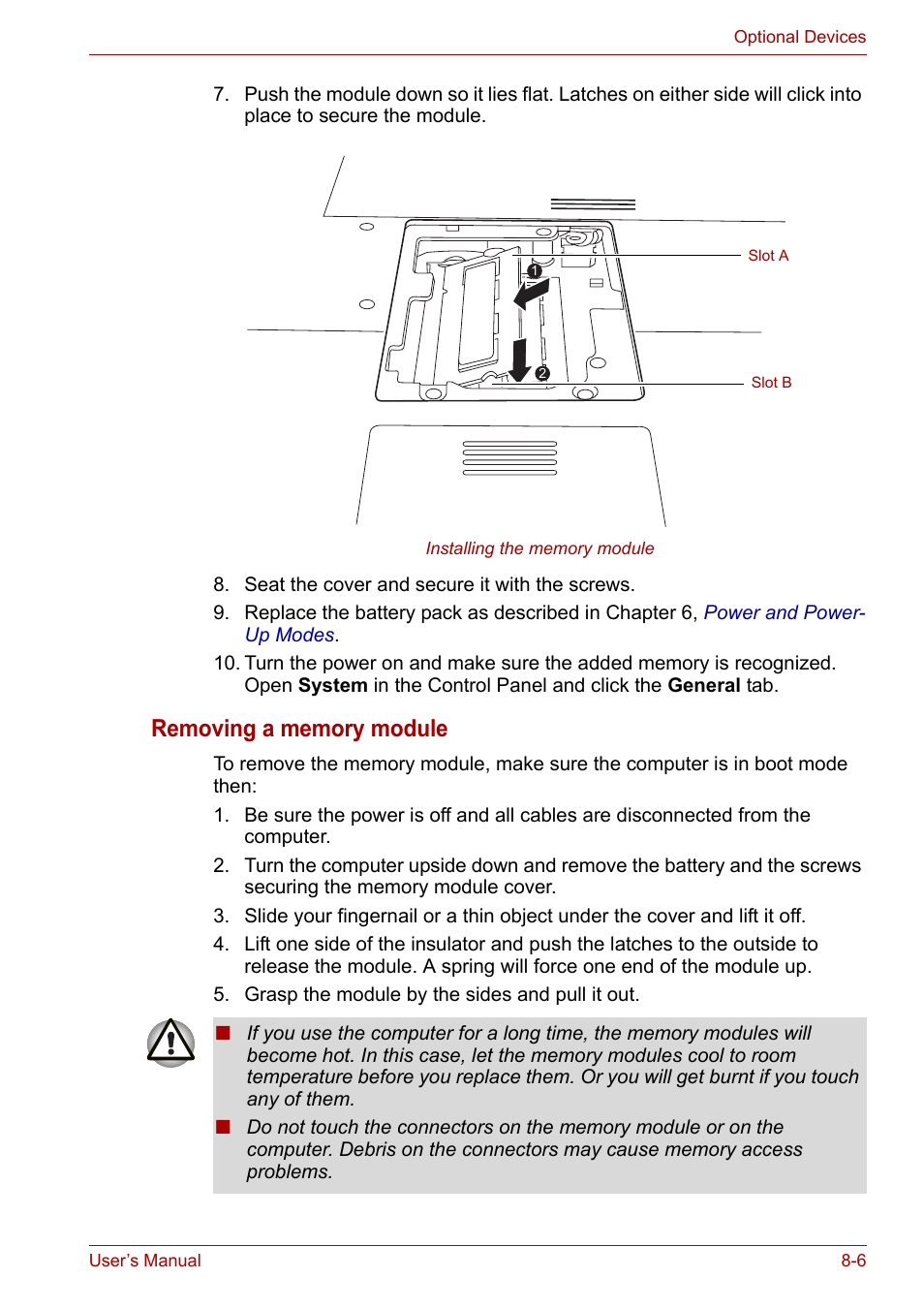 Toshiba Satellite L30 (PSL33) User Manual | Page 107 / 162