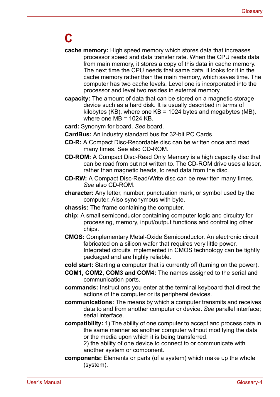 Toshiba Satellite L30 (PSL33) User Manual | Page 151 / 162