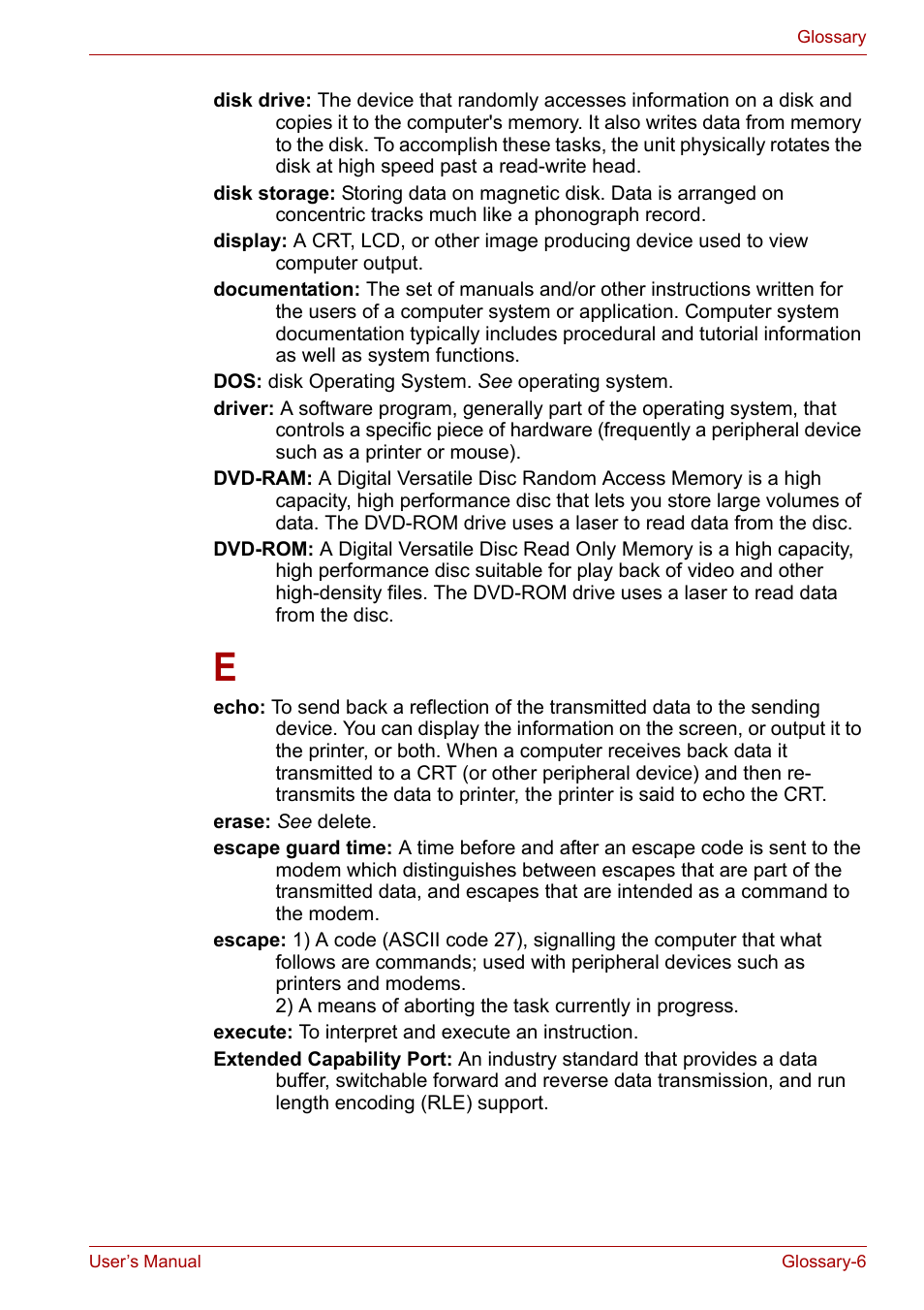 Toshiba Satellite L30 (PSL33) User Manual | Page 153 / 162