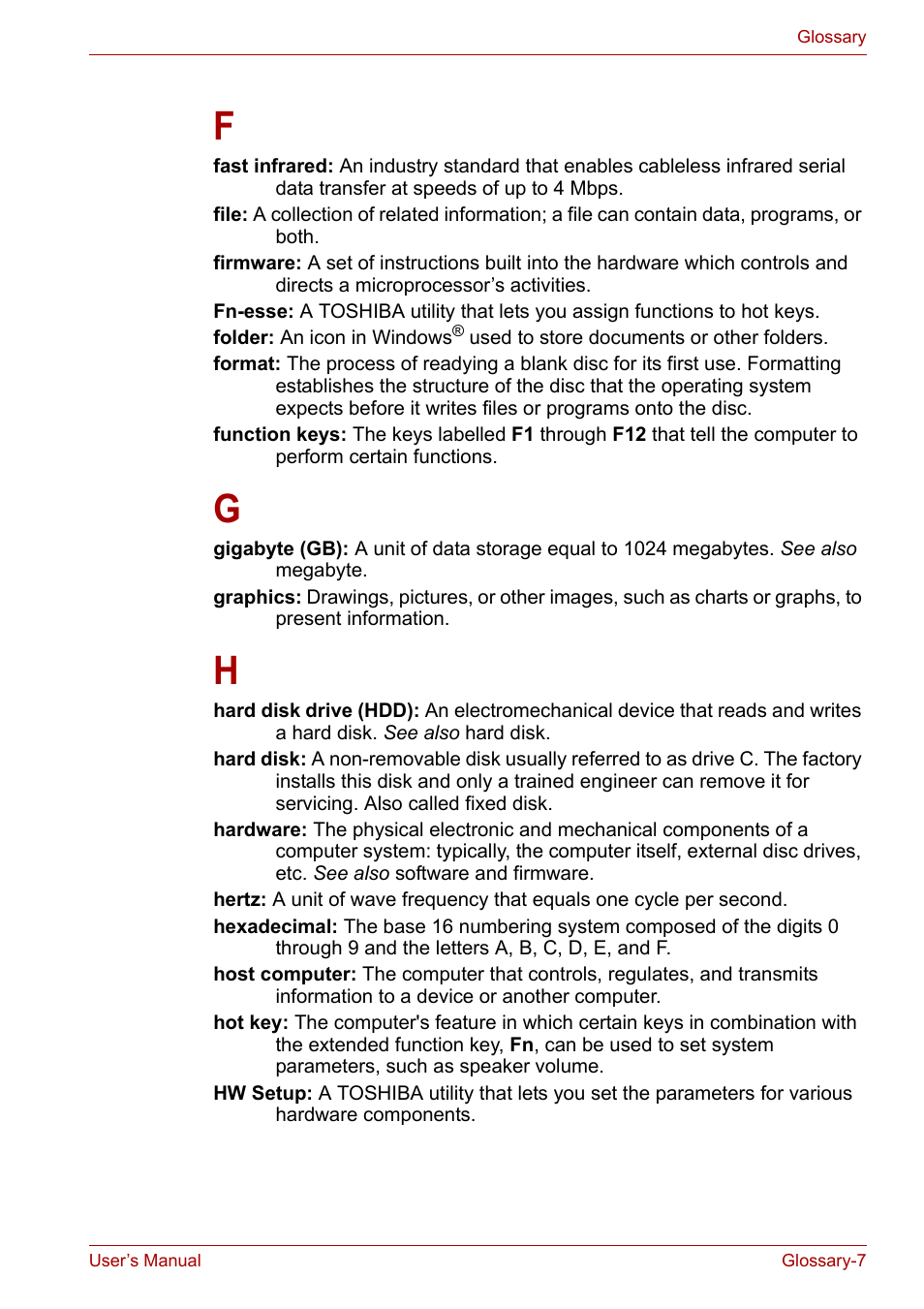 Toshiba Satellite L30 (PSL33) User Manual | Page 154 / 162