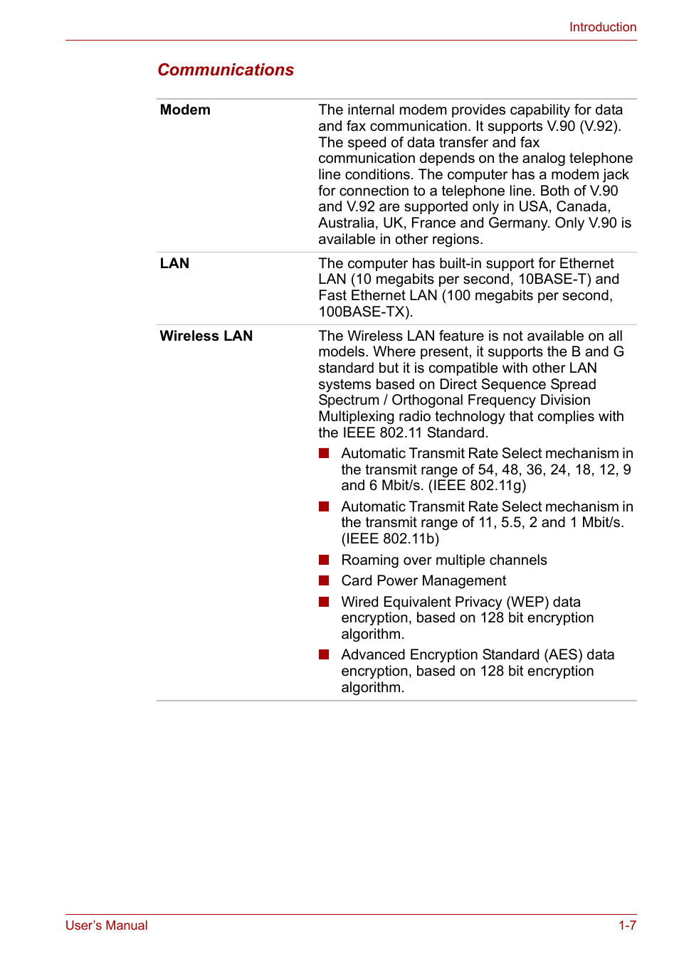 Toshiba Satellite L30 (PSL33) User Manual | Page 31 / 162