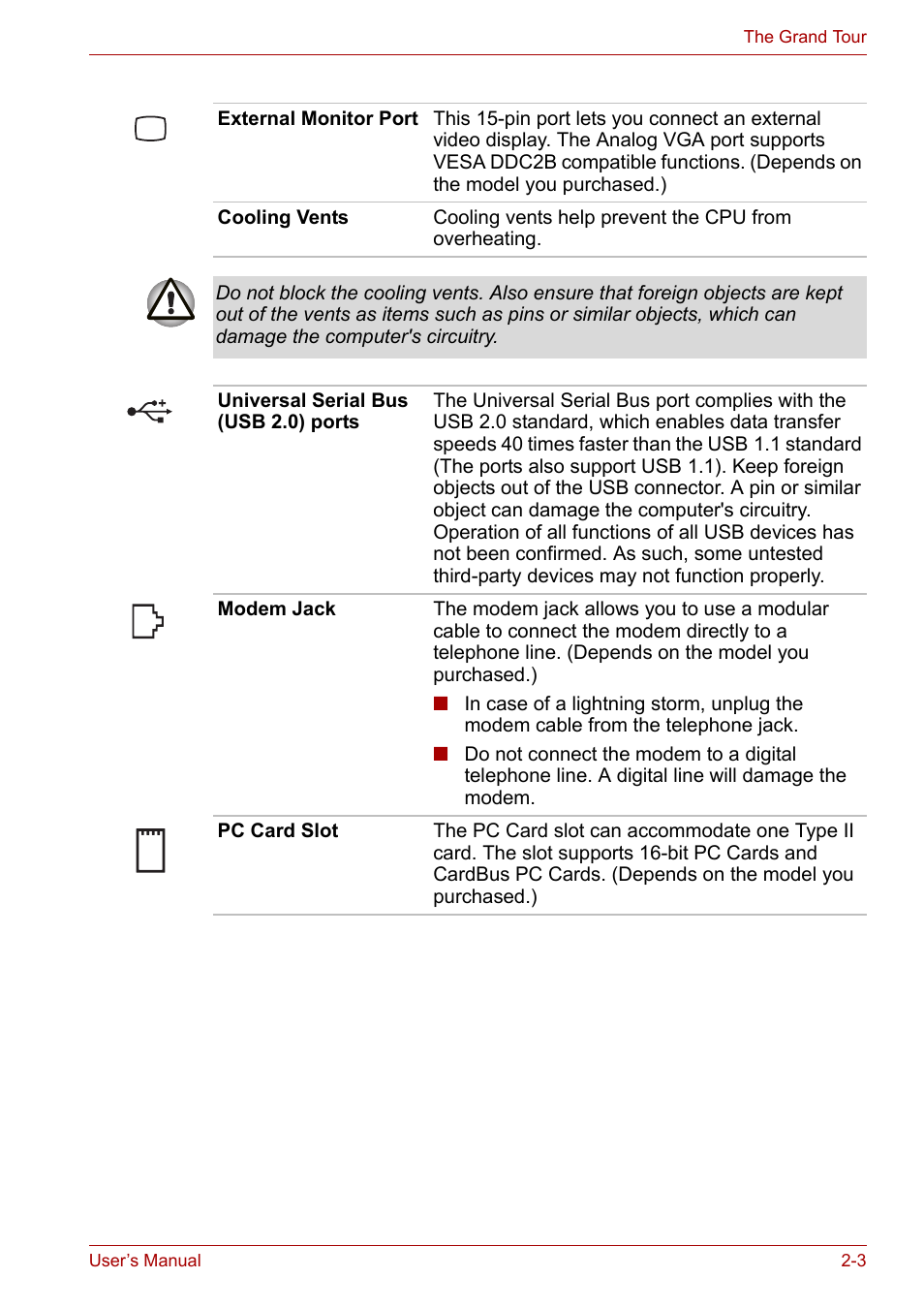 Toshiba Satellite L30 (PSL33) User Manual | Page 39 / 162