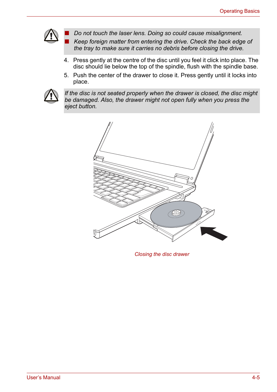 Toshiba Satellite L30 (PSL33) User Manual | Page 61 / 162