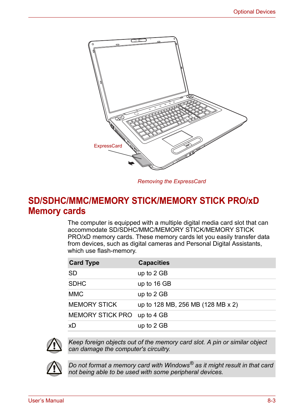 Toshiba Equium P300 User Manual | Page 134 / 199