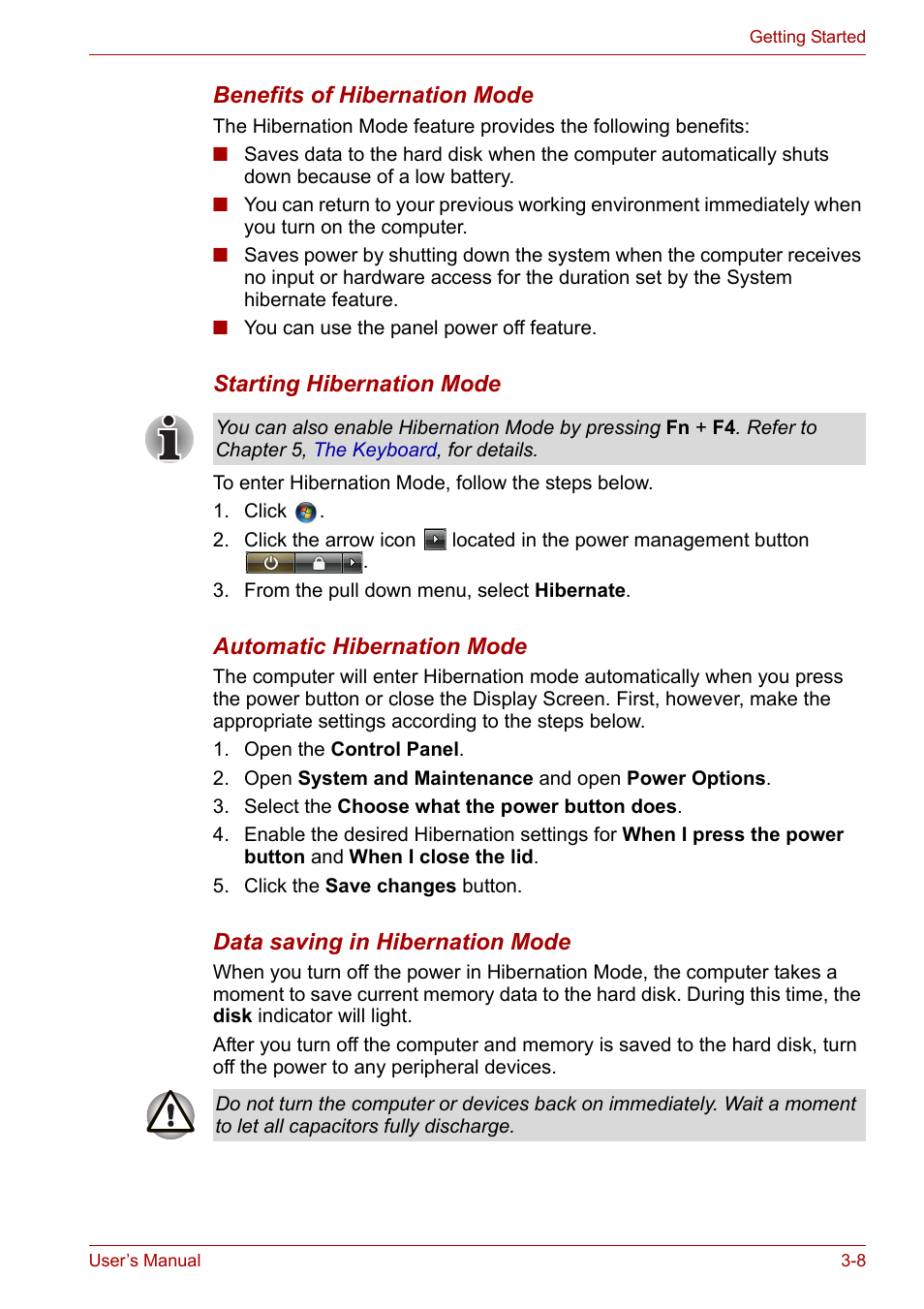 Toshiba Equium P300 User Manual | Page 68 / 199