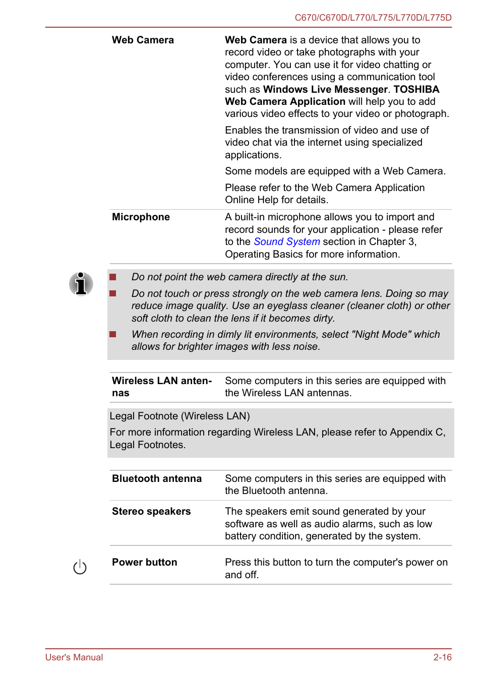 Toshiba Satellite L775D User Manual | Page 41 / 165