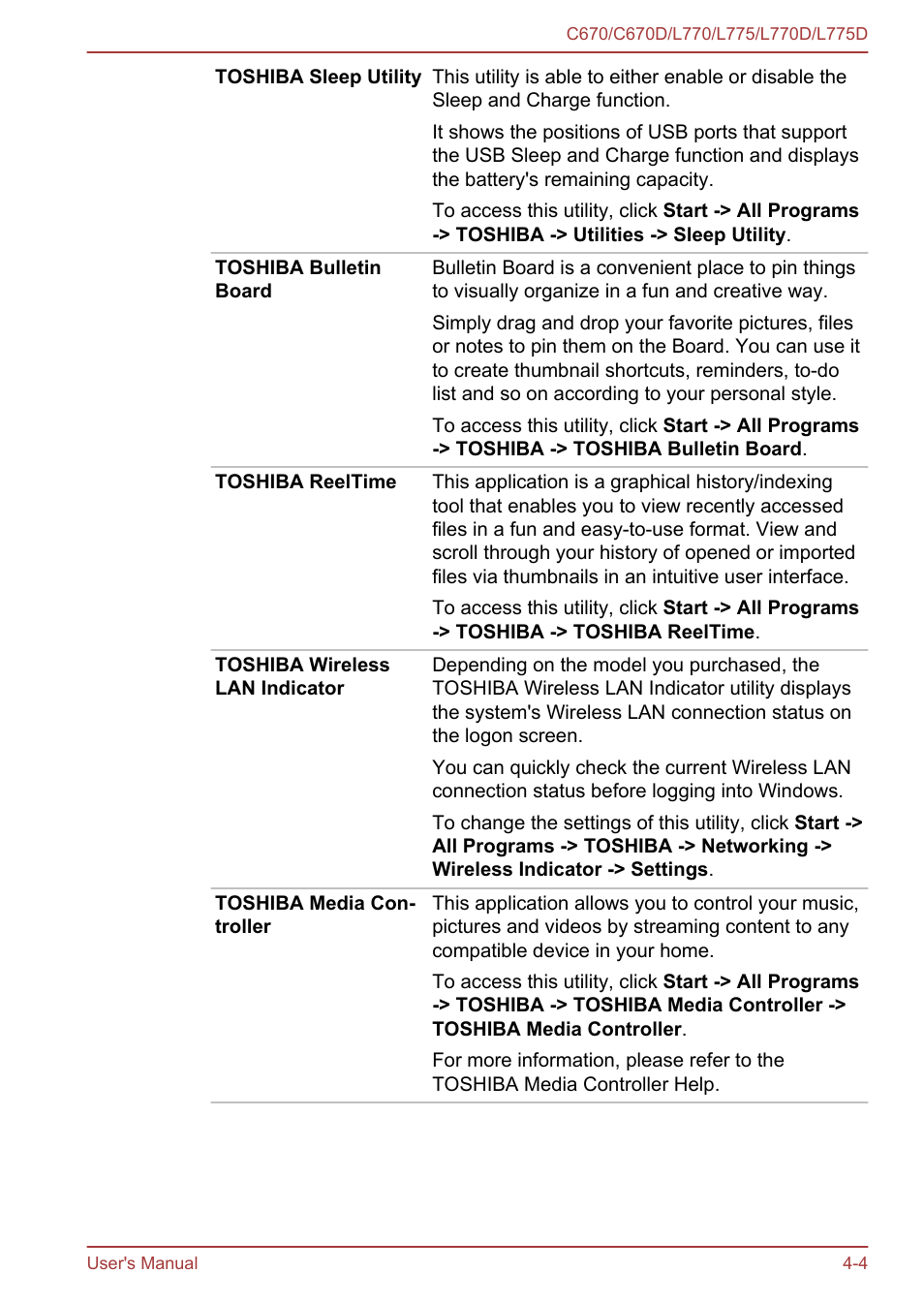 Toshiba Satellite L775D User Manual | Page 94 / 165