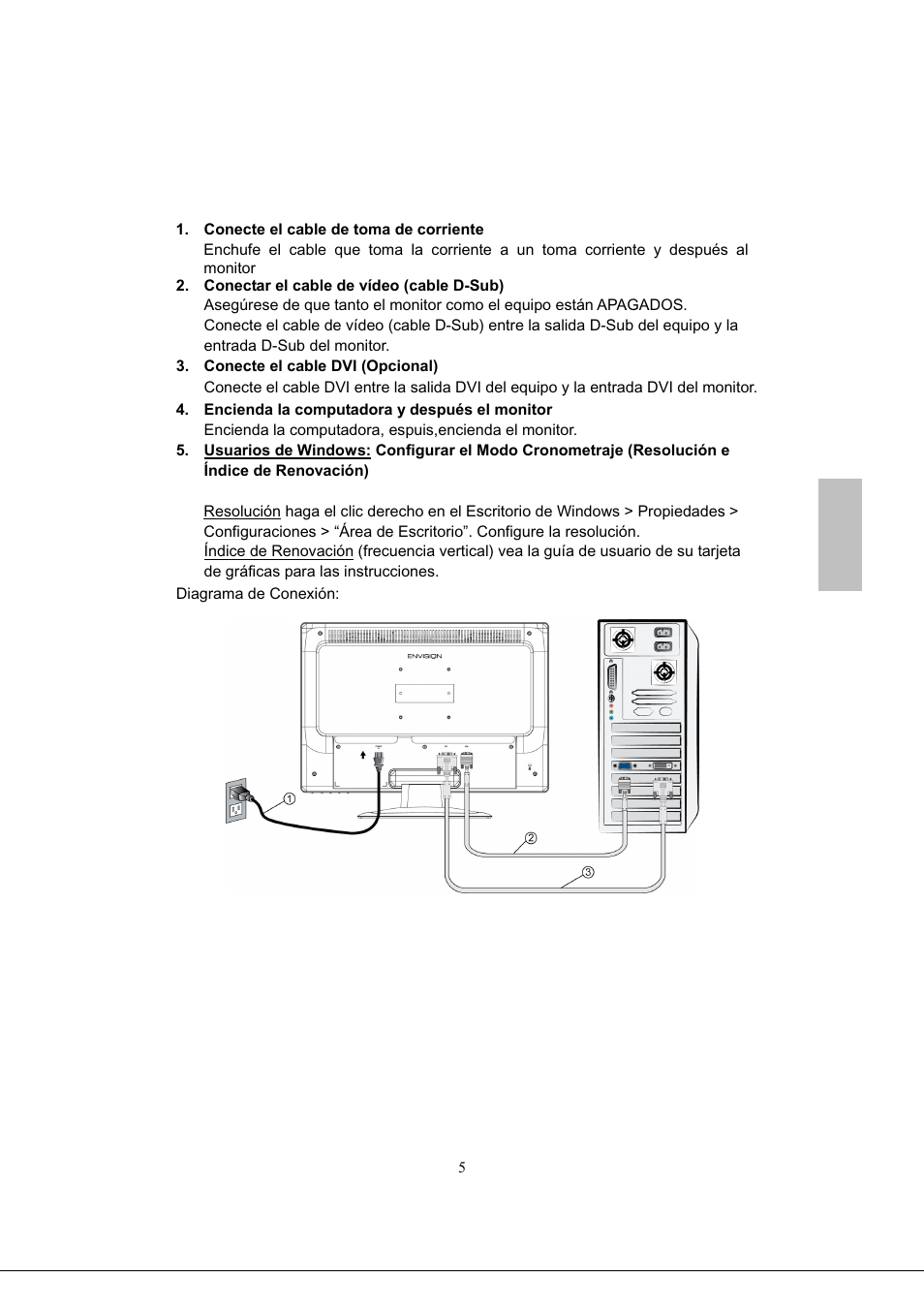 Español | AOC 2219V1 User Manual | Page 37 / 45
