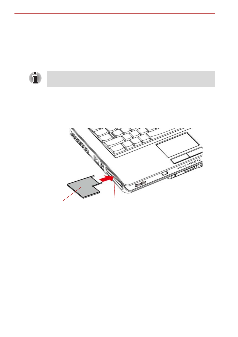 Expresscard, Expresscard -2, Installing an expresscard | Toshiba Satellite L350 User Manual | Page 122 / 184