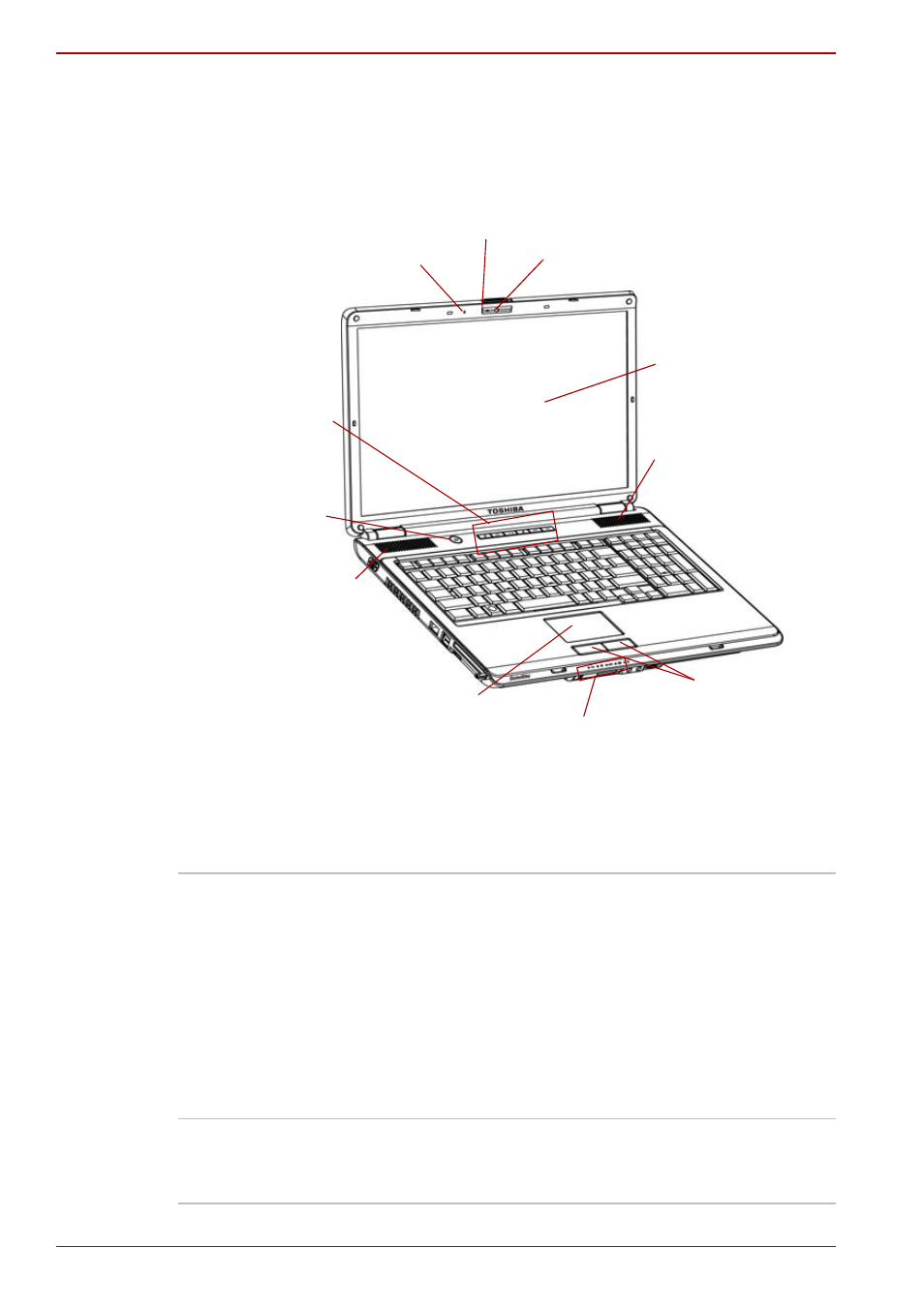 Front with the display open, Front with the display open -8 | Toshiba Satellite L350 User Manual | Page 40 / 184