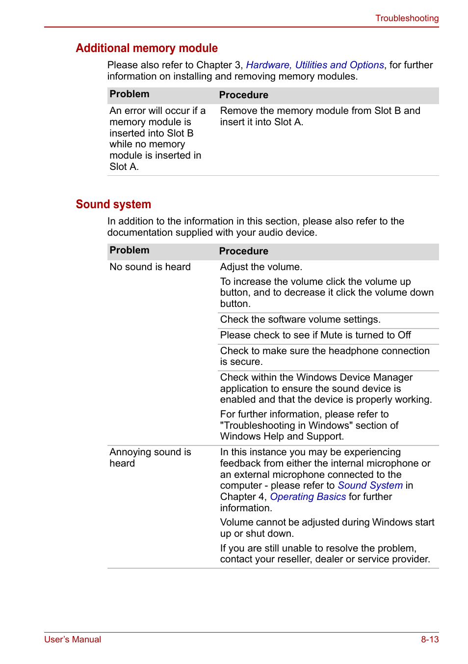 Sound system | Toshiba Satellite Pro C660 User Manual | Page 123 / 144