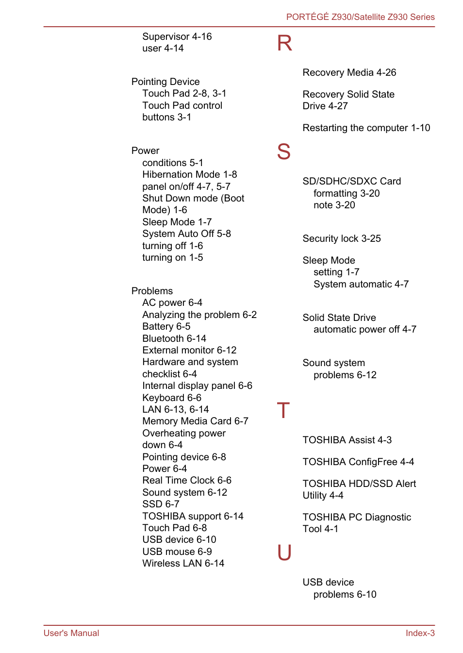 Toshiba Portege Z930-K User Manual | Page 135 / 138