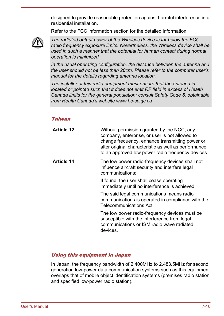 Toshiba Satellite C55-A User Manual | Page 126 / 134