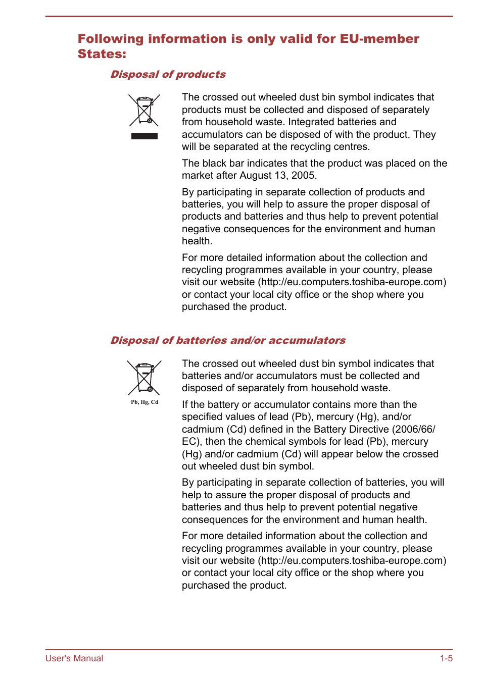 Toshiba Satellite C55-A User Manual | Page 8 / 134