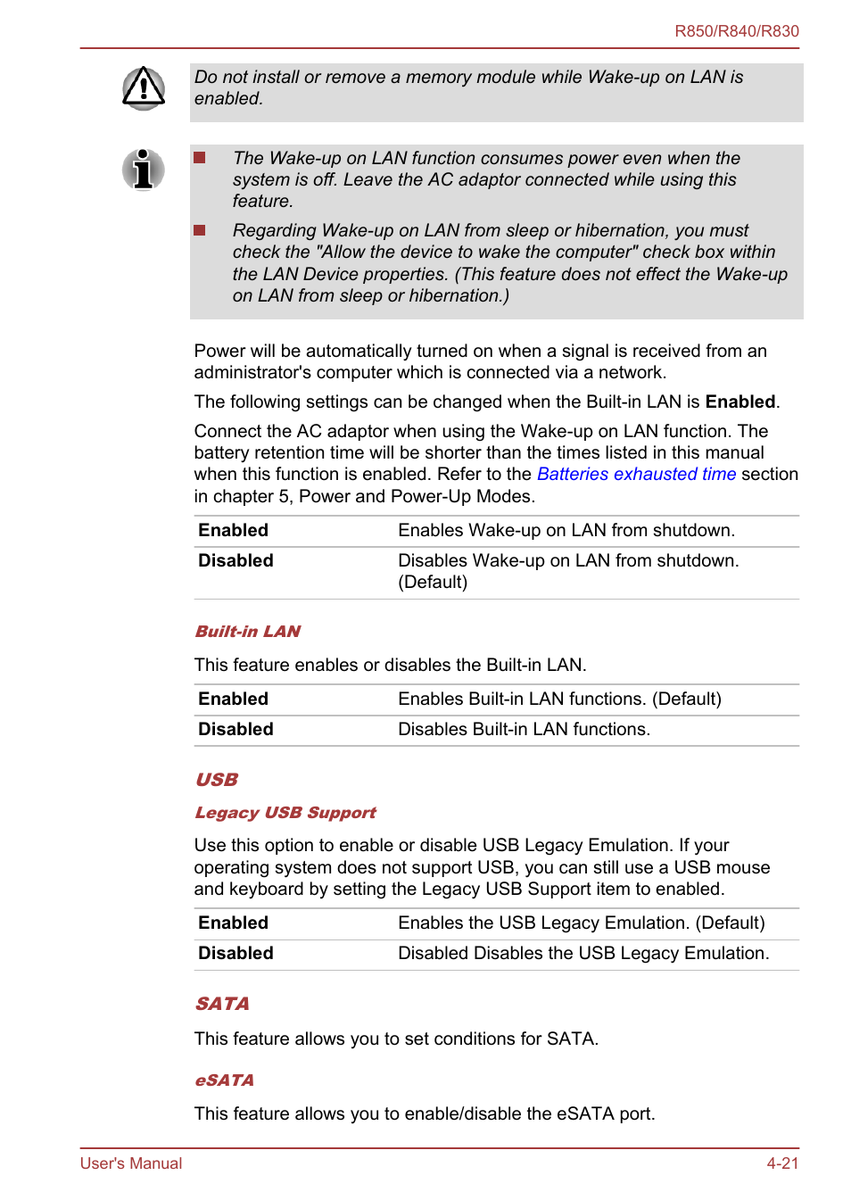 Toshiba Satellite R830 User Manual | Page 142 / 212