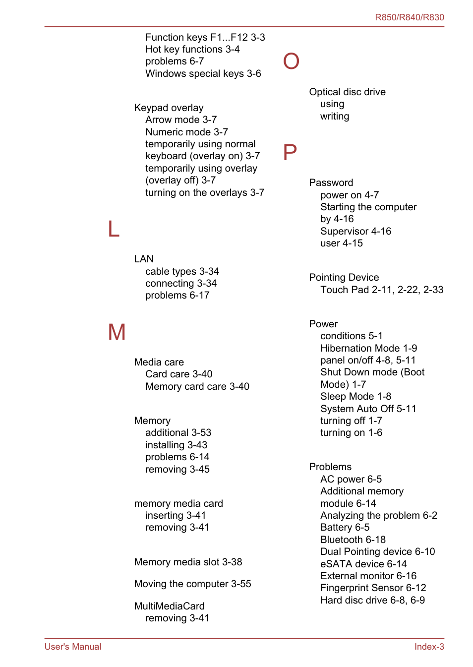 Toshiba Satellite R830 User Manual | Page 210 / 212