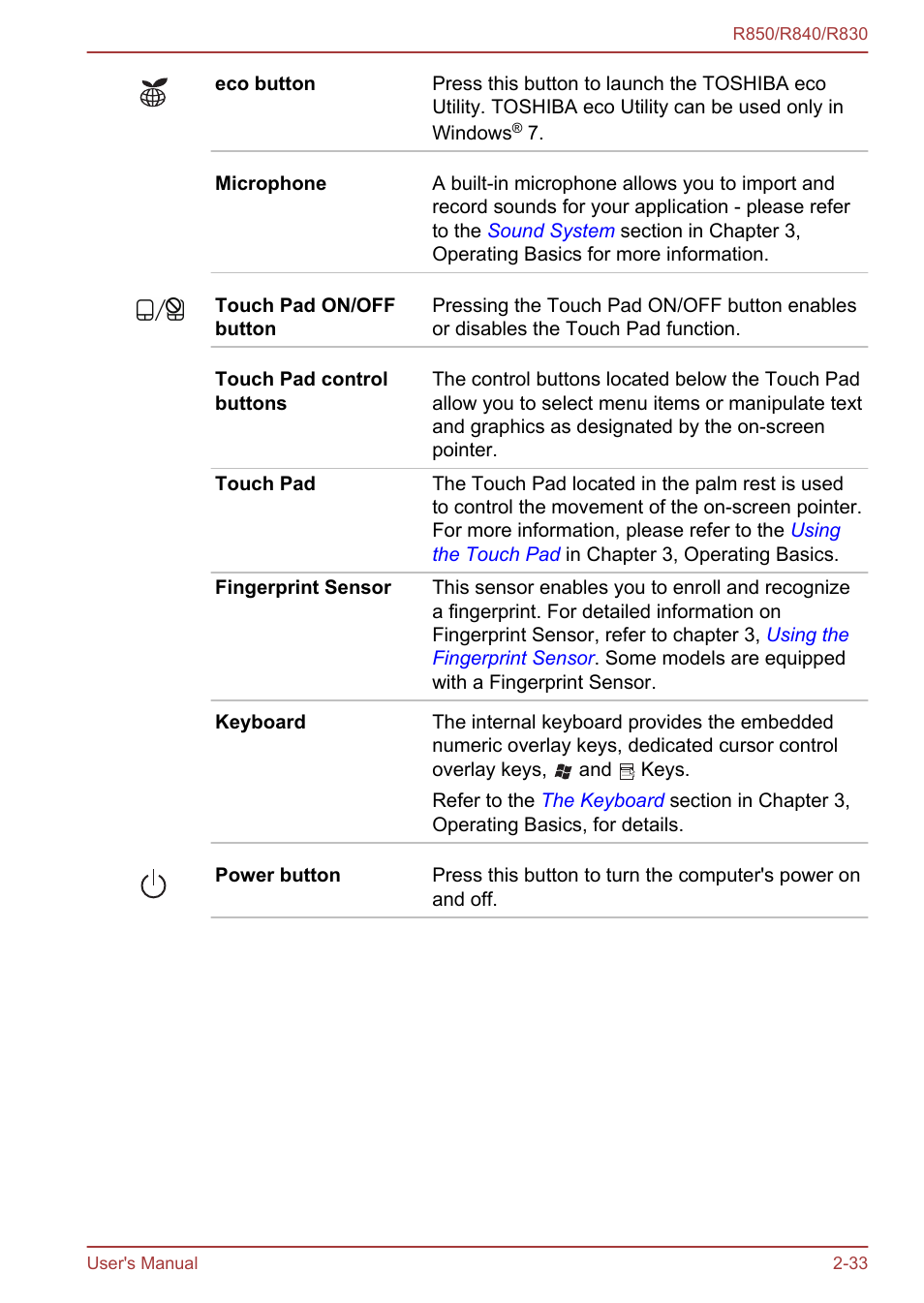 Toshiba Satellite R830 User Manual | Page 61 / 212