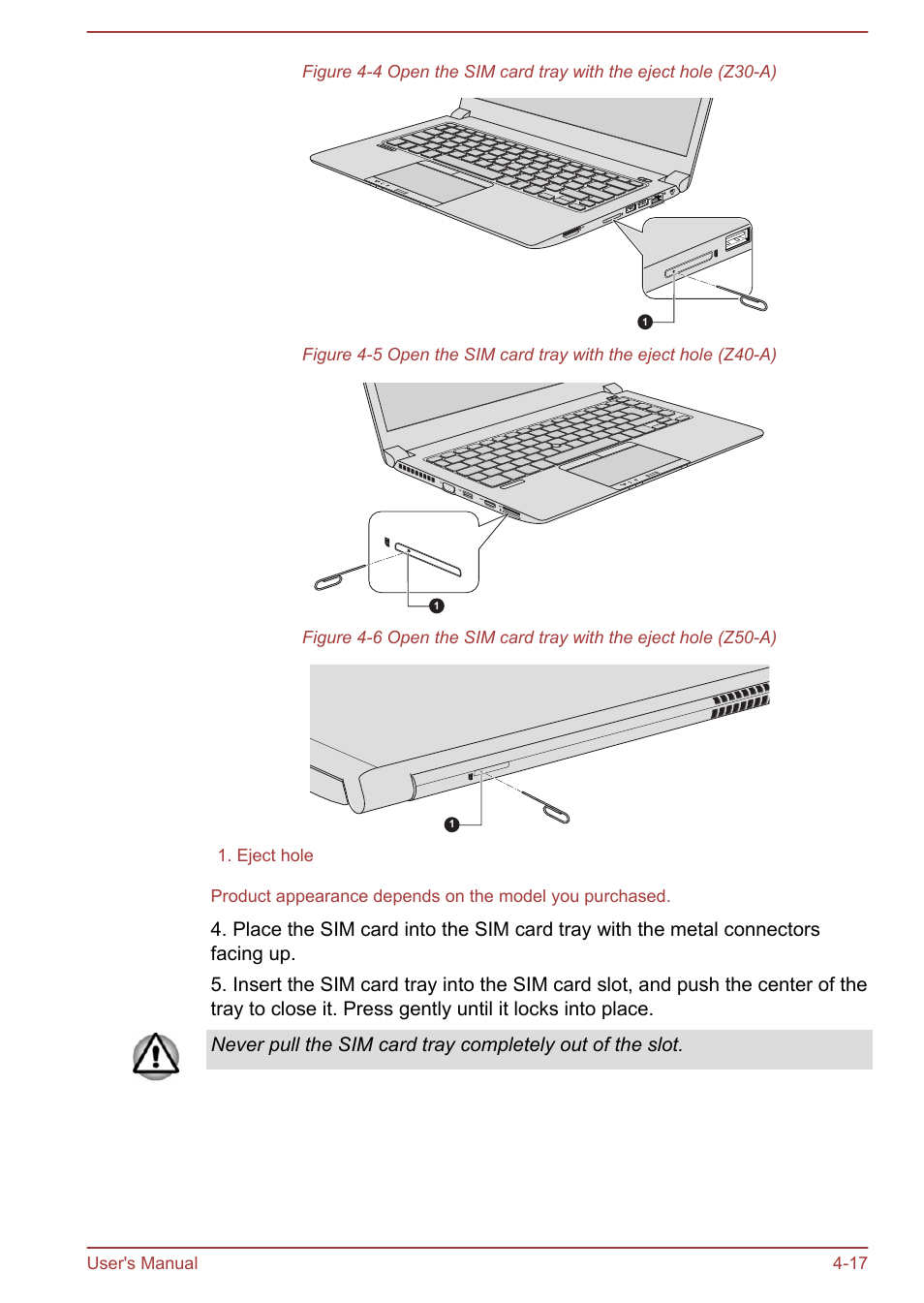 Toshiba Portege Z30T-A User Manual | Page 83 / 156