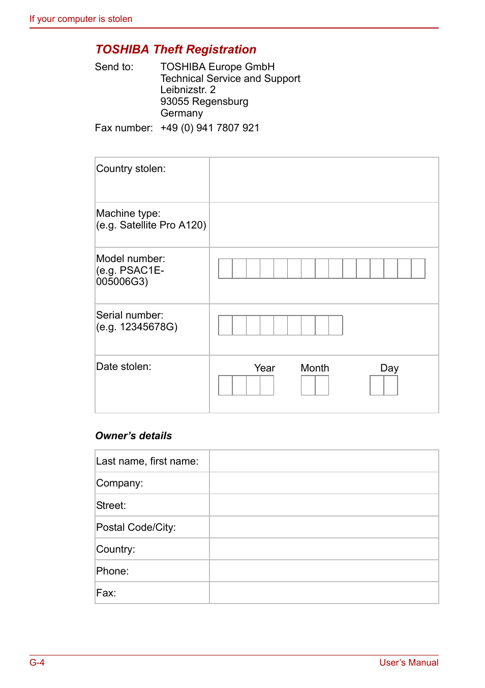 Toshiba Satellite Pro A120 (PSAC0) User Manual | Page 202 / 220