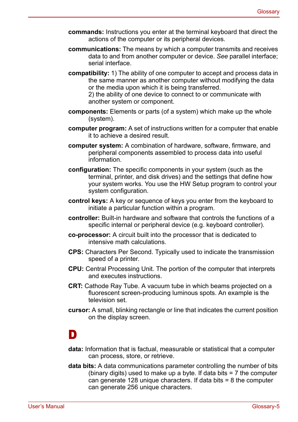 Toshiba Satellite Pro A120 (PSAC0) User Manual | Page 207 / 220