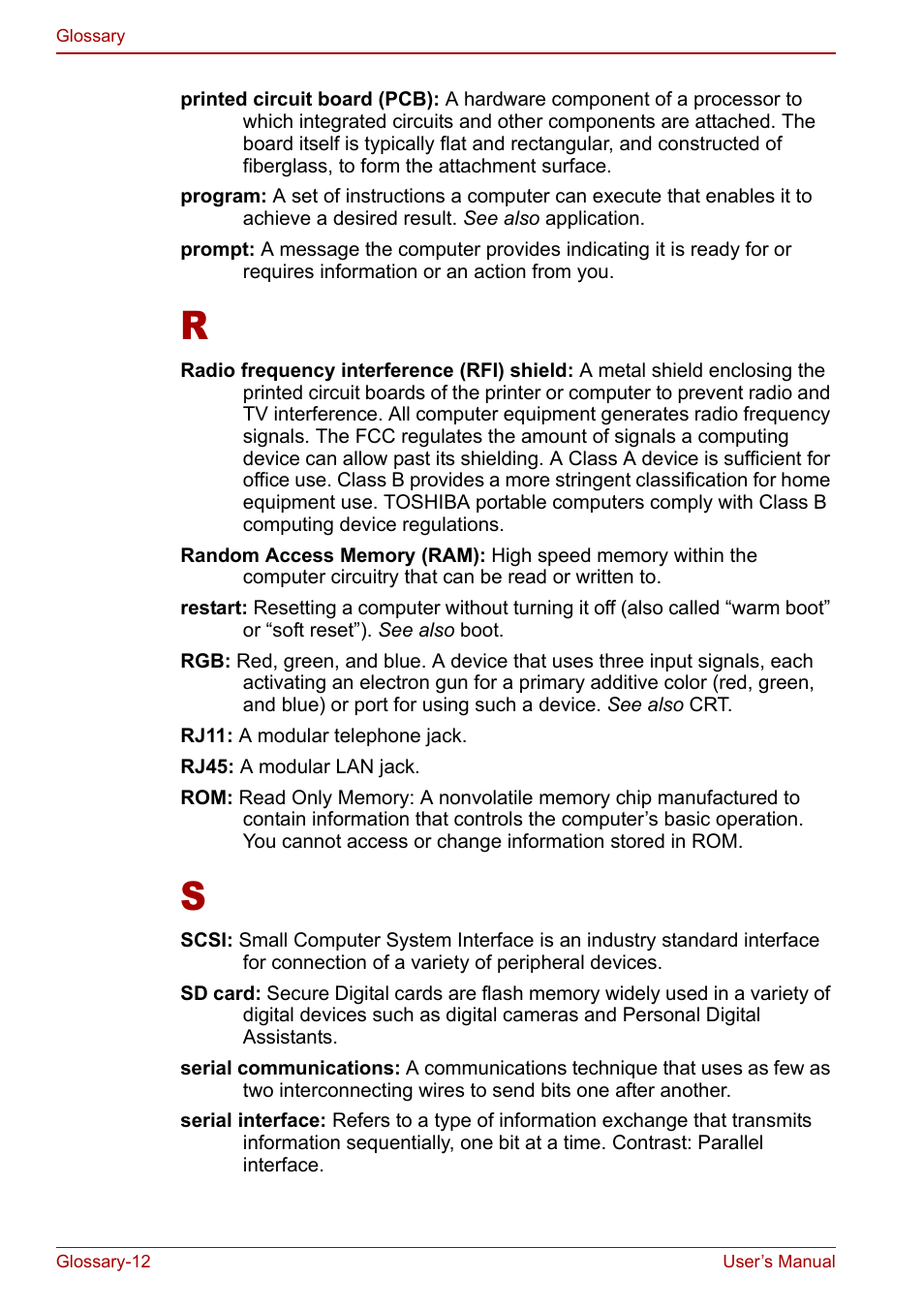 Toshiba Satellite Pro A120 (PSAC0) User Manual | Page 214 / 220