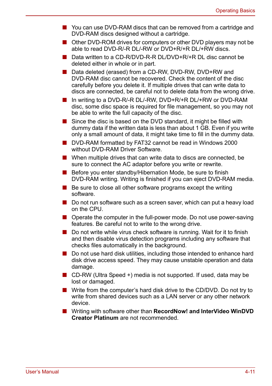 Toshiba Satellite Pro A120 (PSAC0) User Manual | Page 69 / 220