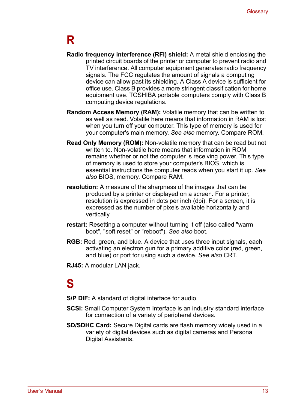 Toshiba Satellite A300D User Manual | Page 174 / 179