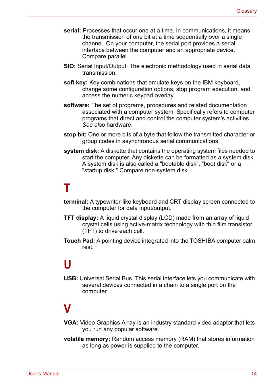 Toshiba Satellite A300D User Manual | Page 175 / 179
