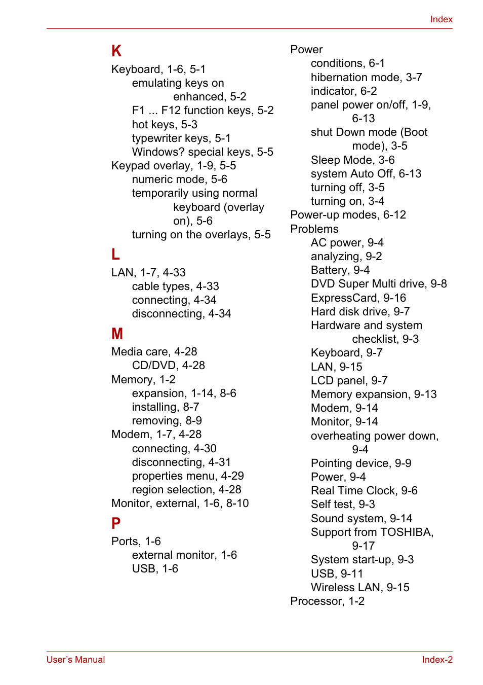 Toshiba Satellite A300D User Manual | Page 178 / 179