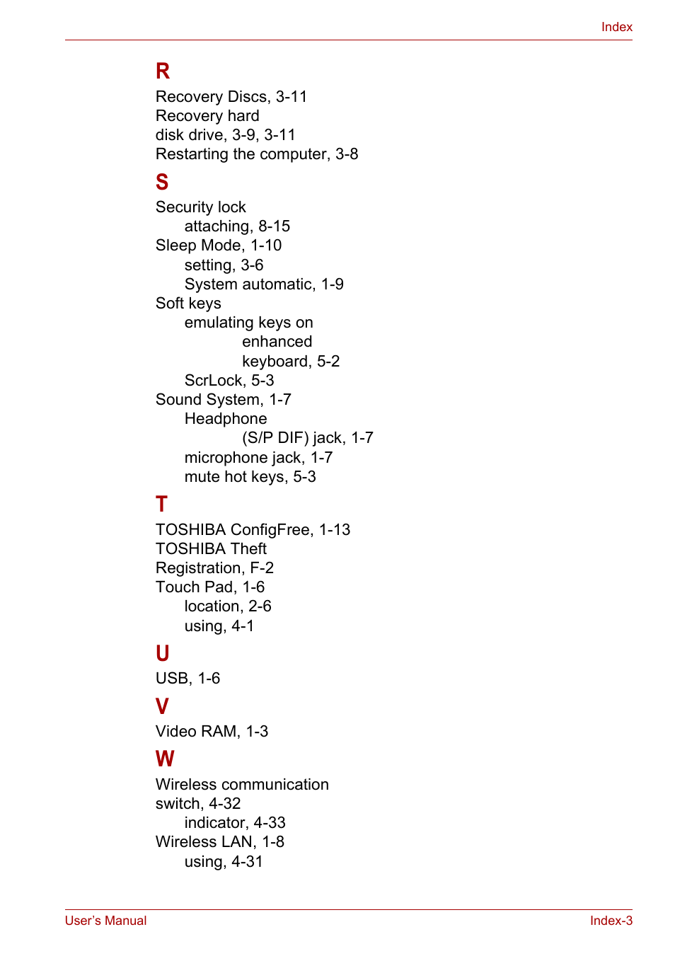 Toshiba Satellite A300D User Manual | Page 179 / 179