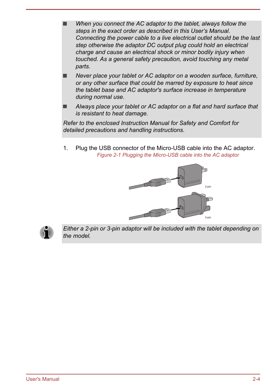 Toshiba WT8-B User Manual | Page 24 / 94