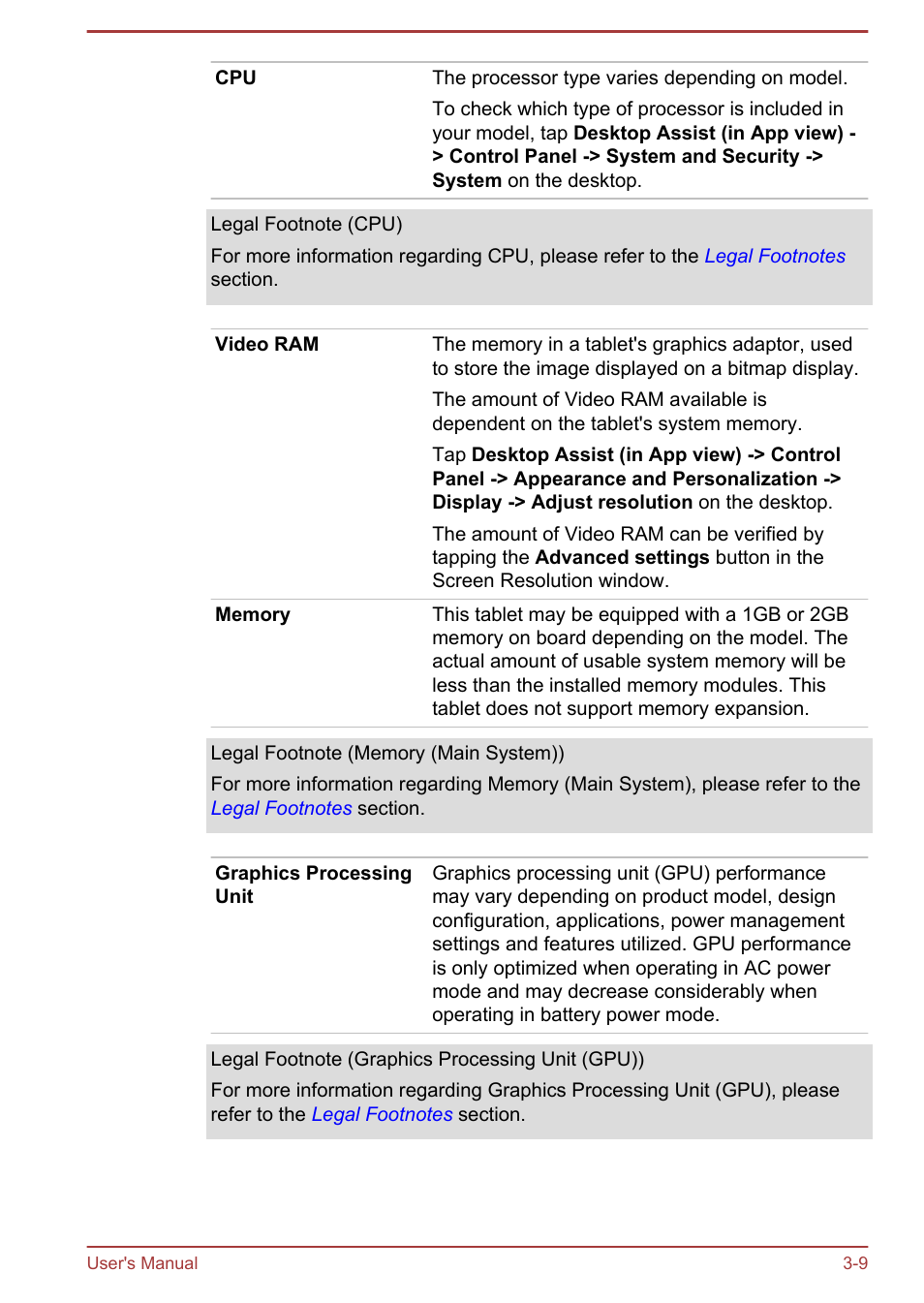 Toshiba WT8-B User Manual | Page 40 / 94