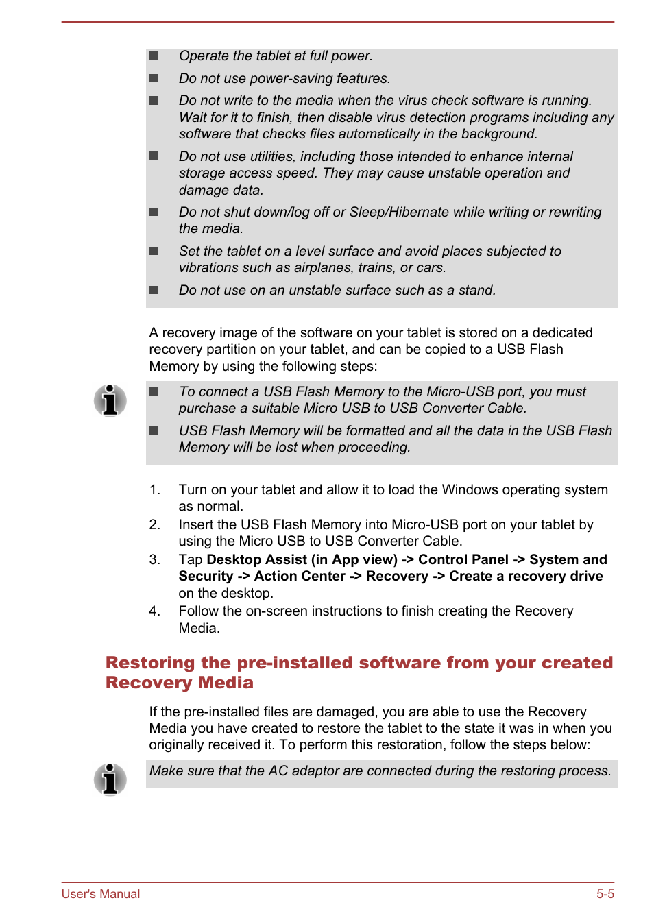 Toshiba WT8-B User Manual | Page 67 / 94