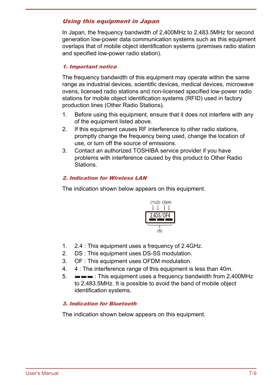 Toshiba WT8-B User Manual | Page 88 / 94