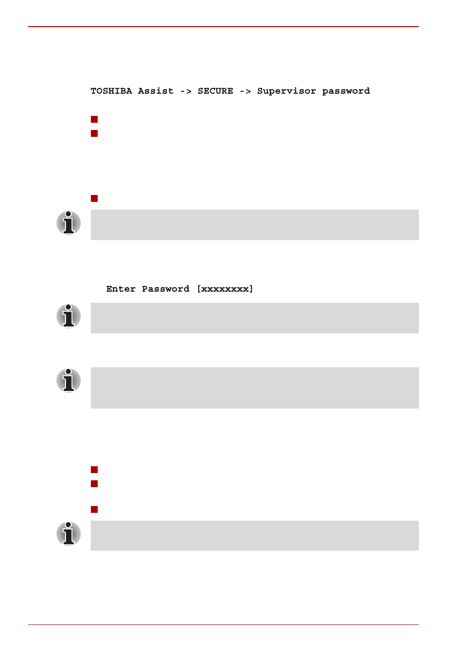 Power-up modes, Power-up modes -12, Supervisor password | Starting the computer by password, Windows utilities | Toshiba Satellite L550 User Manual | Page 116 / 194