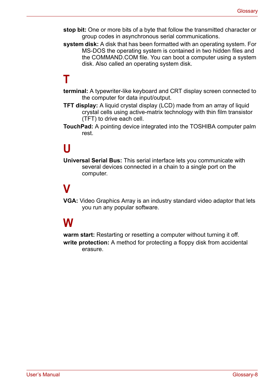 Toshiba Satellite A110 (PSAB0) User Manual | Page 158 / 158