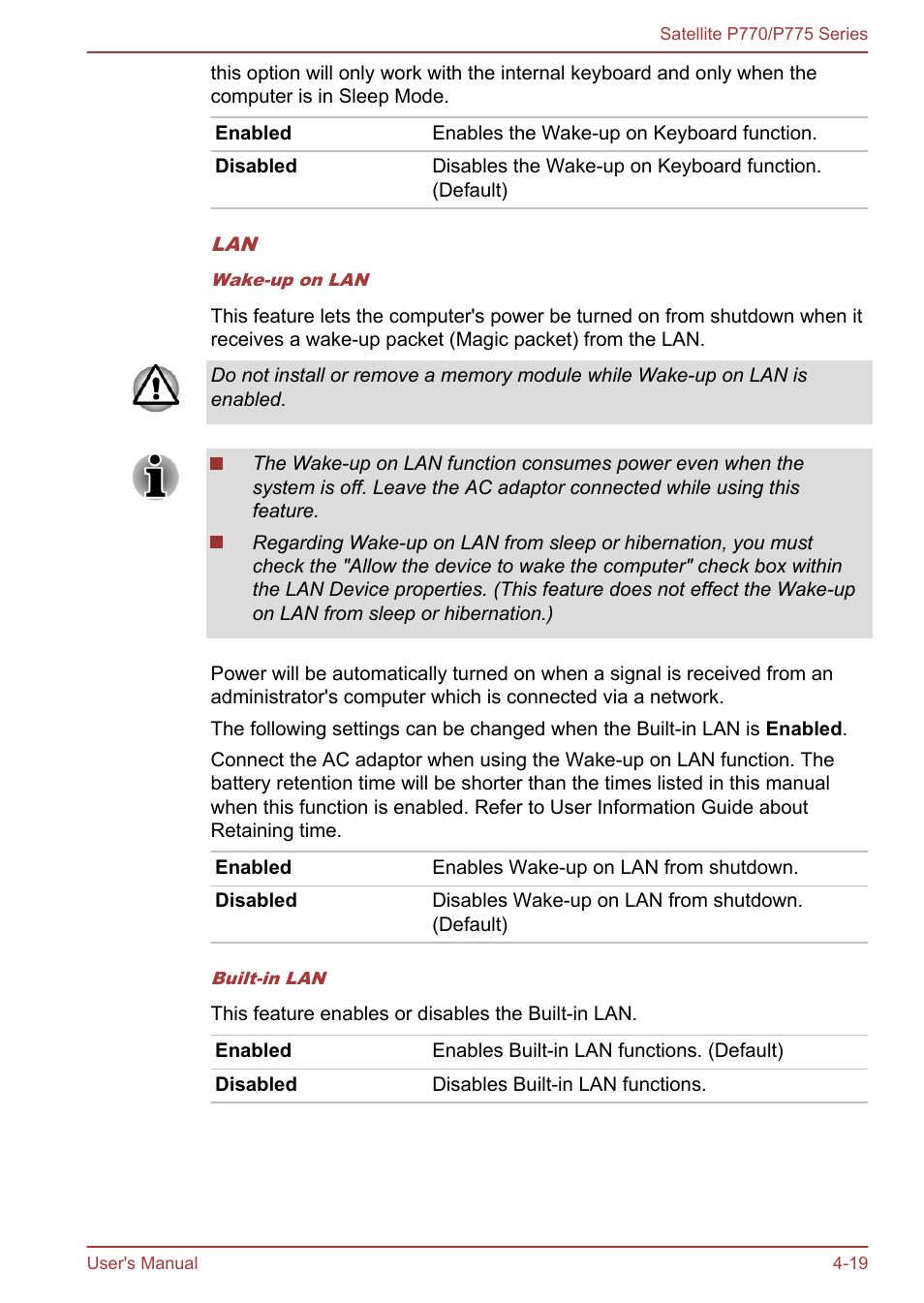 Toshiba Satellite P775 User Manual | Page 119 / 179