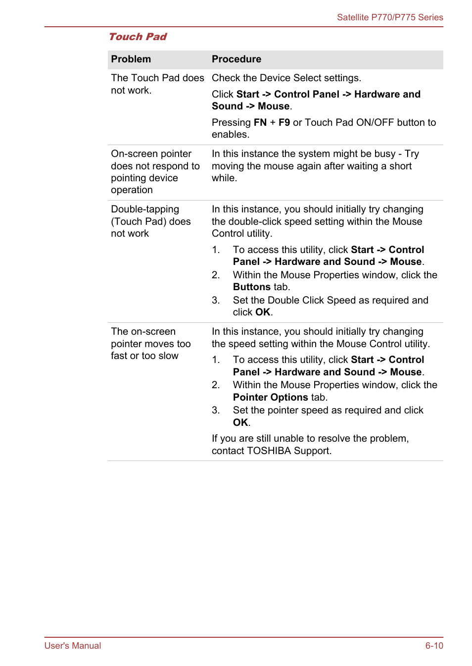 Toshiba Satellite P775 User Manual | Page 149 / 179