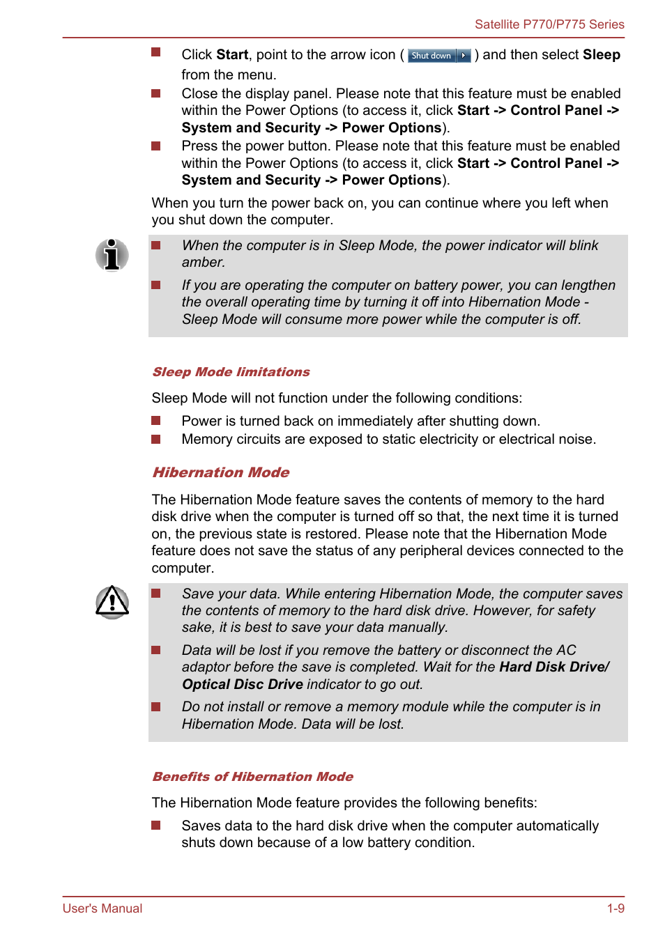 Toshiba Satellite P775 User Manual | Page 26 / 179