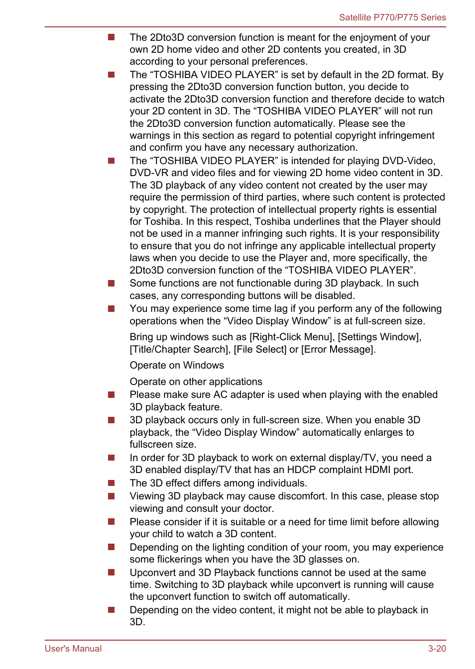 Toshiba Satellite P775 User Manual | Page 70 / 179